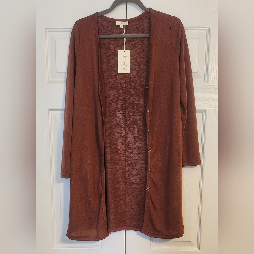 Womens Size M la miel  Boutique Cardigan